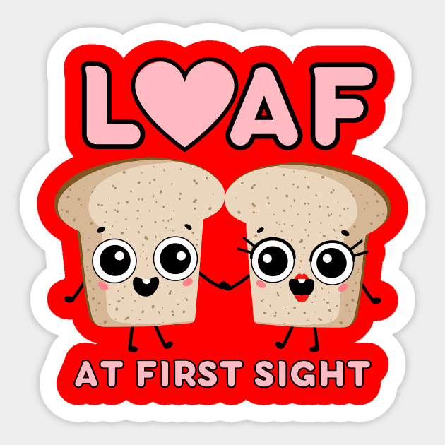 Loaf at first sight Sticker by Caregiverology